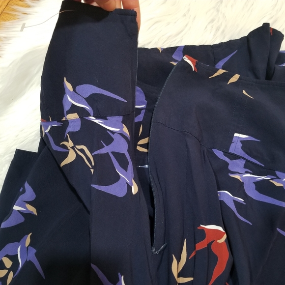 COPY - MAEVE ANTHROPOLOGIE Blue Bohemian Asymmetrical Midi Skirt SIZE 0P. - Picture 15 of 17